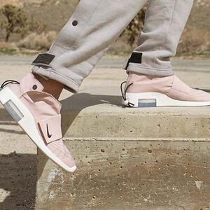 Nike Air Fear of God Moccasin Sneaker in Particle Beige Pink Conbo Size 8.5.